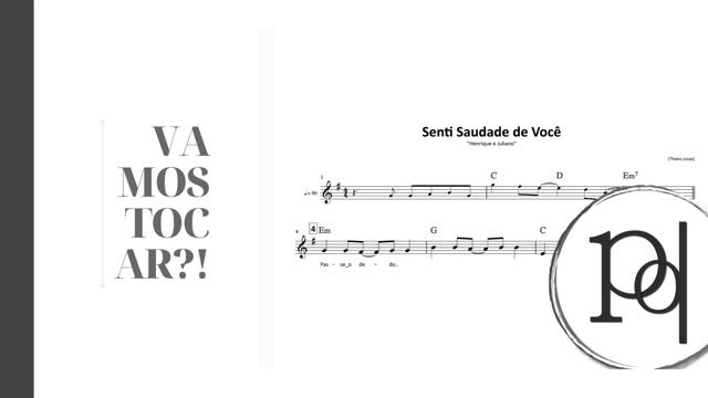 Vídeo de Senti Saudade de Você · Henrique e Juliano