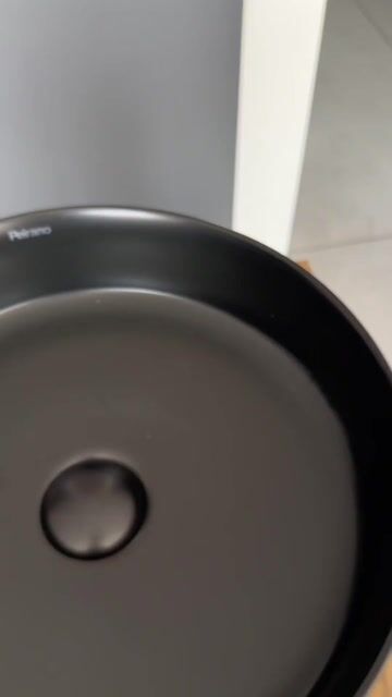 Video de Bacha de apoyar redonda negra BCH11N Peirano