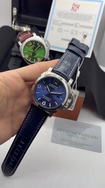 Video de Panerai Luminor Marina 47mm - AÇO/MOSTRADOR AZUL - COURO