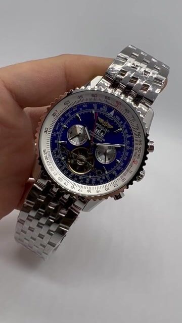 Video de Breitling Navitimer Tourbillon 42mm - AÇO/MOSTRADOR AZUL