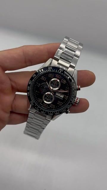 Video de TAG Heuer Carrera Day-date 43mm - AÇO/MOSTRADOR PRETO