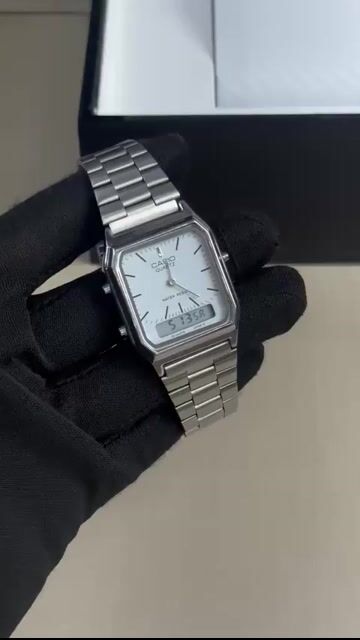 Video de Casio 28mm - AÇO/MOSTRADOR BRANCO