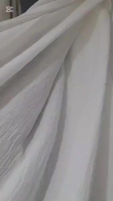 Video de Cortina De Baño Gasa Tusor Off White Liviana 180x180