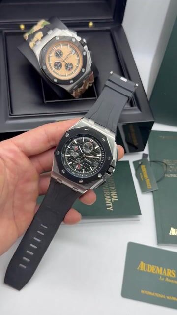 Video de Audemars Piguet Royal Oak Offshore 44mm - AÇO/MOSTRADOR PRETO - SILICONE