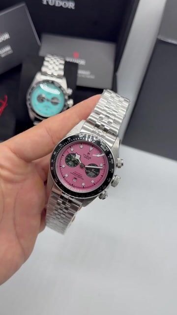 Video de Tudor Black Bay Chrono 41mm - AÇO/MOSTRADOR ROSA