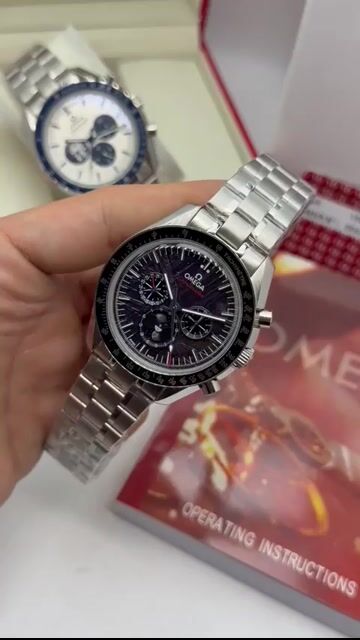 Video de Speedmaster 40mm - AÇO/MOSTRADOR PRETO