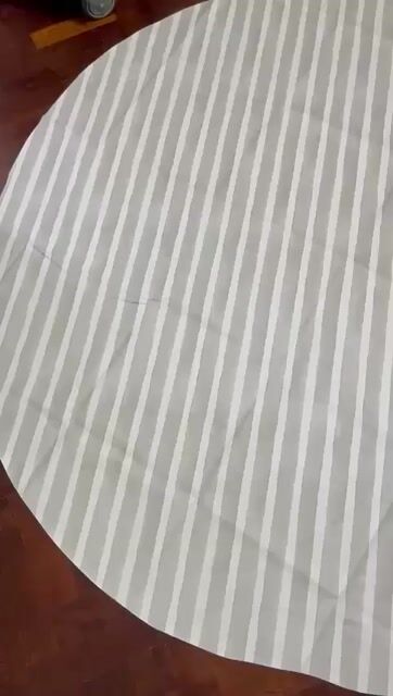 Video de Mantel impermeable simil lino 180 diámetro (redondo) – Con añadido, por encargo