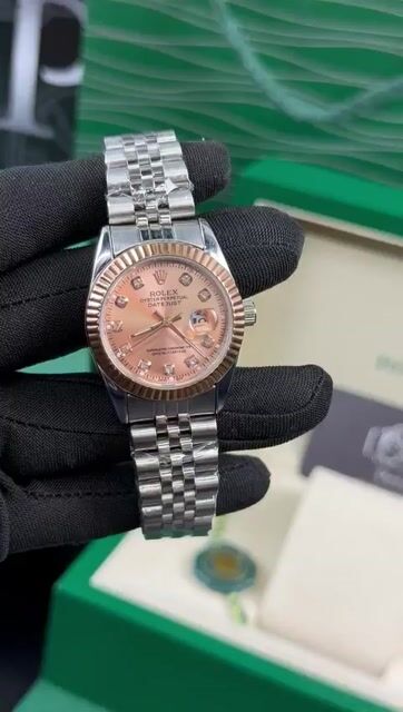 Video de Datejust 30mm - AÇ0 COM ROSE/MOSTRADOR ROSE