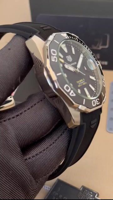 Video de TAG Heuer Aquaracer 43mm - AÇO/MOSTRADOR PRETO - SILICONE