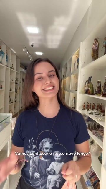 Vídeo de Lenço Nossa Senhora de Guadalupe 45x45 cm