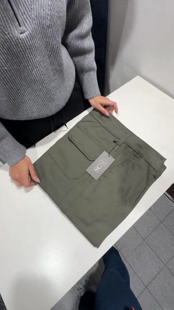 Video de Pantalón Cargo de trabajo verde cemento – Talles 40 al 50