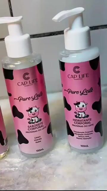 Vídeo de Sabonete Corporal Puro Leite 150ml Cap Life