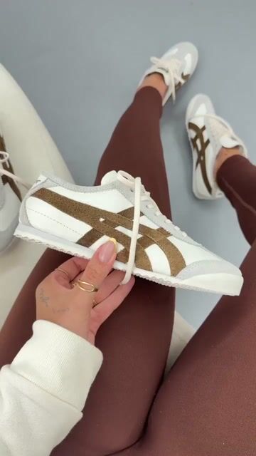 Vídeo de Onitsuka Tiger Couro Legítimo Branco/Marrom