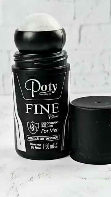 Vídeo de Desodorante Roll-on Fine 50 ml Poty Cosméticos