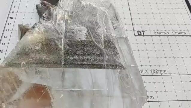 Video of 5 Piece Mixed Lot Clear Selenite & Iron Oxide Matrix | 0.70 lbs
