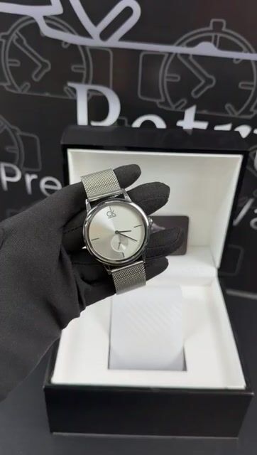 Video de Calvin Klein 40mm - AÇO/MOSTRADOR BRANCO