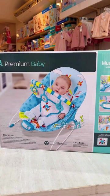 Video de Mecedora para bebé Verde Premium Baby