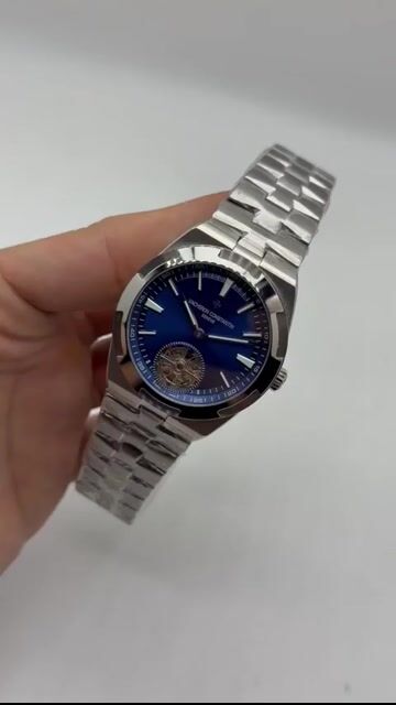 Video de Vacheron Constantin Tourbillon 40mm - AÇO/MOSTRADOR AZUL