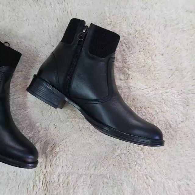 Vídeo de Bota Feminina Tamanho Grande Via Jully Couro Legitimo 40 ao 43 -Tornozelo Elástico