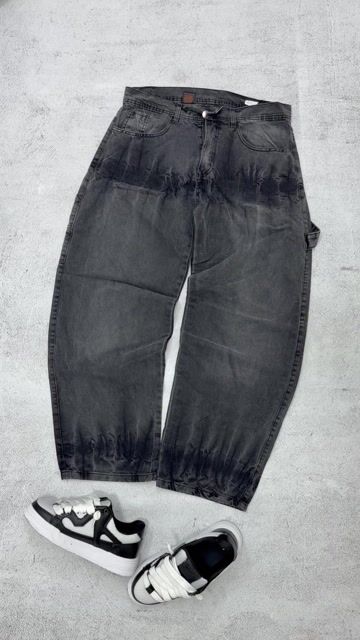 Video de Jean baggy gris oscuro 15