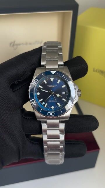 Vídeo de Relogio Longines HydroConquest GMT Azul Automático modelo novo 2026