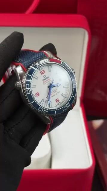Video de Omega Seamaster 42mm - AÇO/MOSTRADOR BRANCO - NYLON