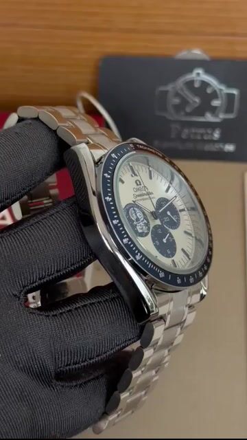 Video de Omega Speedmaster 45mm - AÇO/MOSTRADOR BRANCO - (SNOOPY)