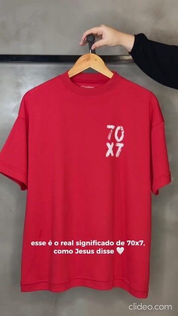 Vídeo de Camiseta Oversized Infantil 70x7 "No Count" Cristã Cruz Type
