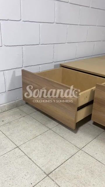 Video de Linea Delux OLIMPO | Base 6 Cajones + Colchón Espuma 120KG POR PLAZA + Sabanas y Almohadas de REGALO