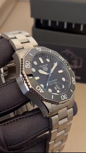 Video de TAG Heuer Aquaracer 43mm - AÇO/MOSTRADOR PRETO