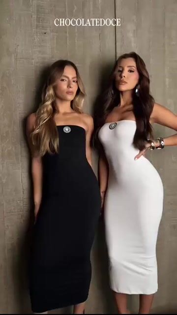 Video de Vestido Chocolate Doce Midi Tomara Que Cai Margo Chocolate