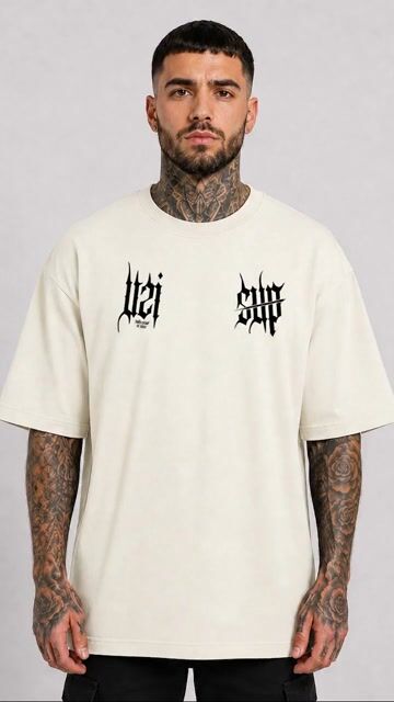Video de Camiseta Streetwear Basic Uzi Street Armor
