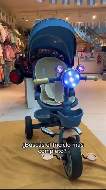 Video de Triciclo Biemme Teddy Azul 9 en 1