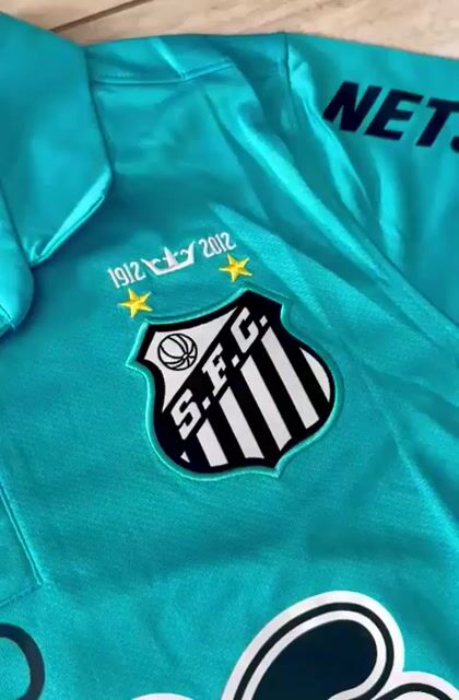 Video de CAMISETA SANTOS 2011/12 SUPLENTE CELESTE NEYMAR 11