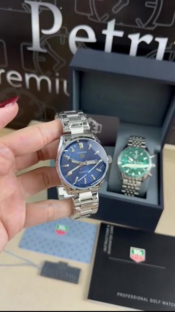 Video de TAG Heuer Carrera Day-Date 41mm - AÇO/MOSTRADOR AZUL