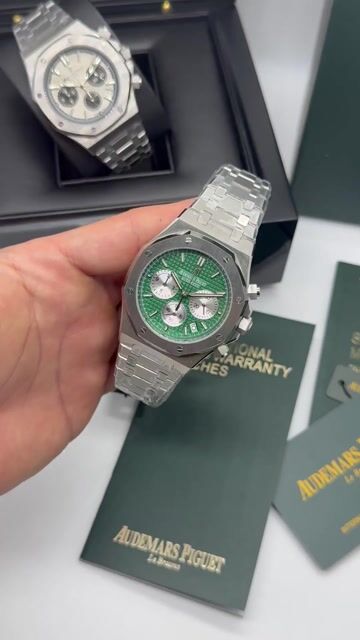 Video de Audemars Piguet Royal Oak 42mm - AÇO/MOSTRADOR VERDE