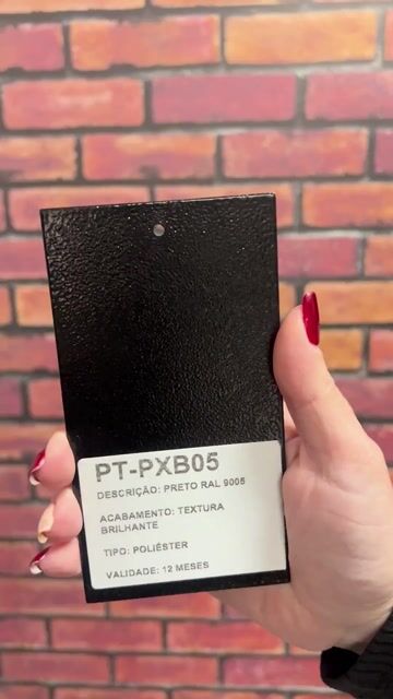 Vídeo de TINTA PÓ PARA PINTURA ELETROSTÁTICA - PRETO RAL 9005 POLIÉSTER TEXTURA BRILHO