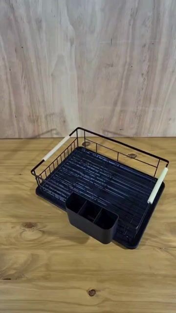Video de Escurridor Secaplatos Cubiertero Madera con Bandeja