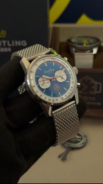Video de Breitling Top Time Shelby Cobra 41mm - AÇO/MOSTRADOR AZUL