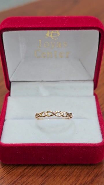 Video de Anillo Infinito Oro Rojo Rose 18k Joyas Center Modelo C2076