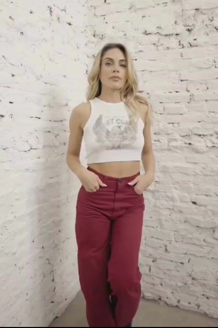 Video de Jean Wide leg bordo by Eccomi Cua