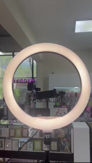 Video de ARO LED BLANCO 14" 36CM (con soporte)