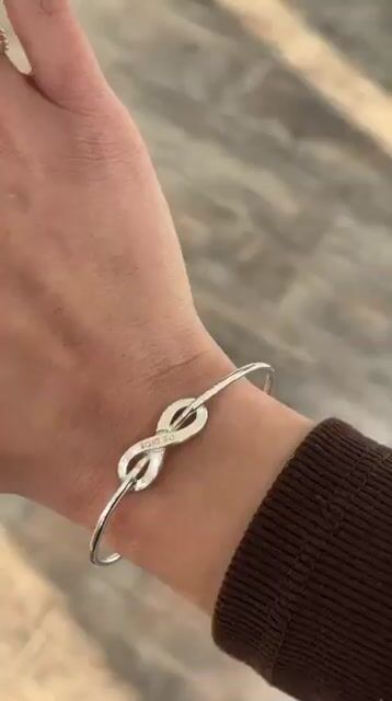 Video de Pulsera Esclava Infinito Plata