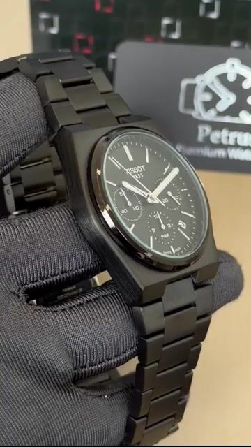 Video de Tissot PRX Chronograph 37mm - AÇO PRETO/MOSTRADOR PRETO