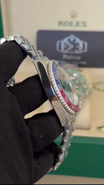 Video de GMT Master II 40mm - AÇO/MOSTRADOR AZUL (PEPSI)