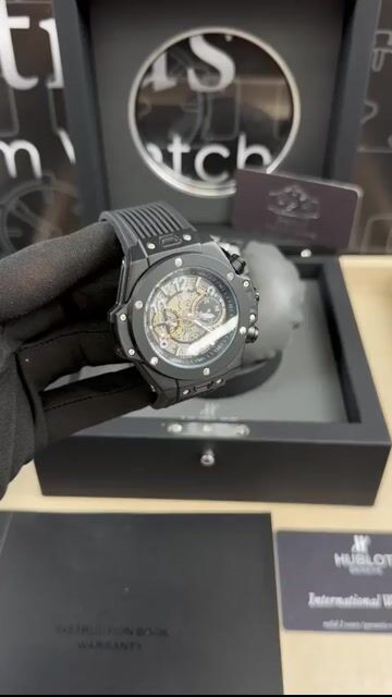 Video de Hublot Big Bang 42mm - Mostrador cinza esqueleto/caixa preto