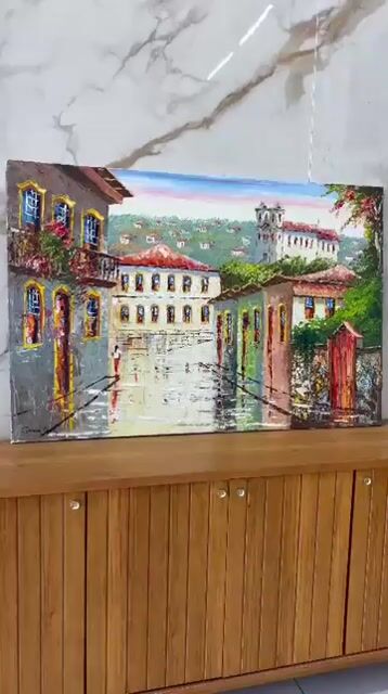Vídeo de Pintura em Tela 120x80cm | Artista: Genival Cruz.
