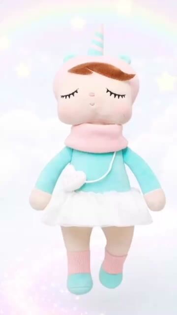 Video de METOO DOLL - BONECA ANGELA 35CM BICHOS FLORESTA - UNICÓRNIO