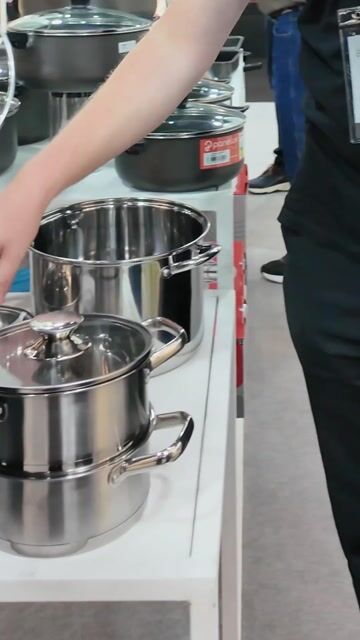 Video de Set Olla Cacerola 7 Piezas Sarten Acero Inoxidable