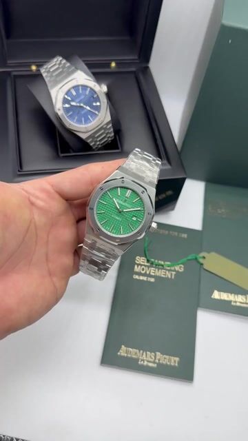 Video de Audemars Piguet Royal Oak 42mm - AÇO/MOSTRADOR VERDE